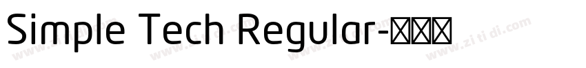 Simple Tech Regular字体转换